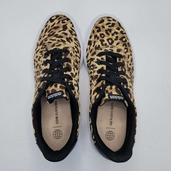 Adidas Vulcraid 3R Cheetah Women's SB Shoes Brown Black GW9185 US Size 9.5 - Picture 5 of 8